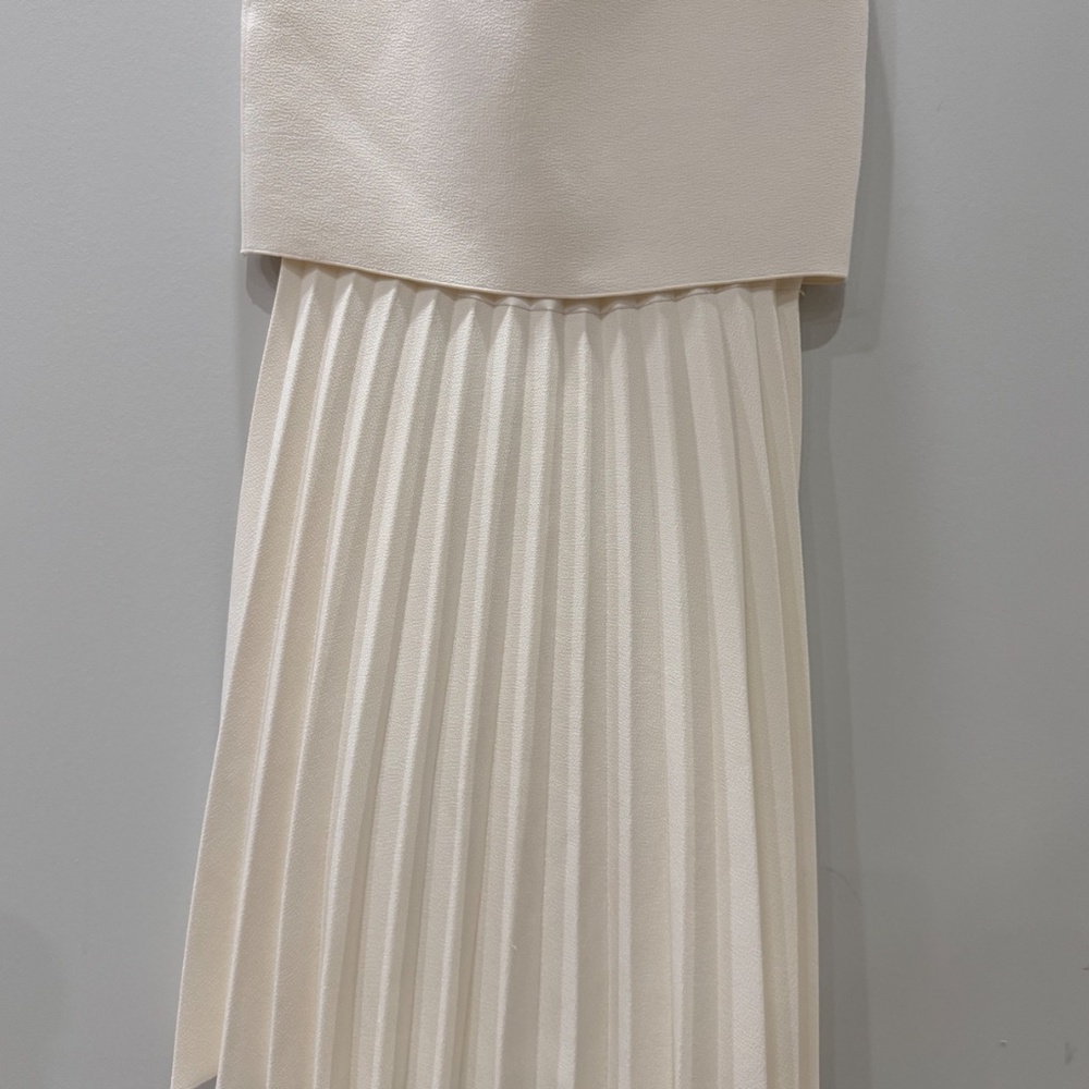 Dion Lee crepe strapless pleated dress size 4 - Picture 9 of 13